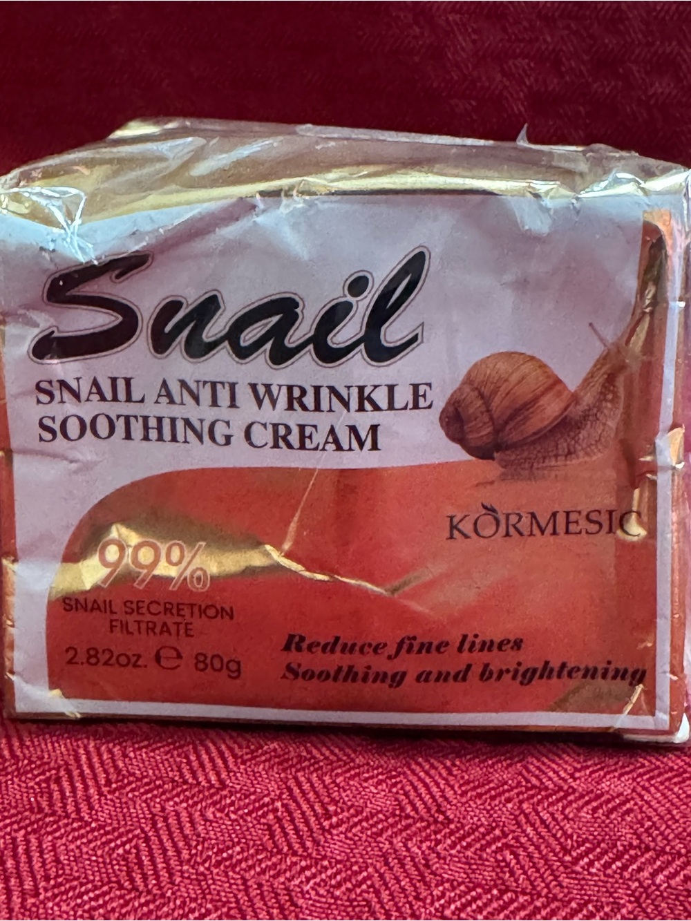 Snail Anti-Wrinkle Soothing Cream